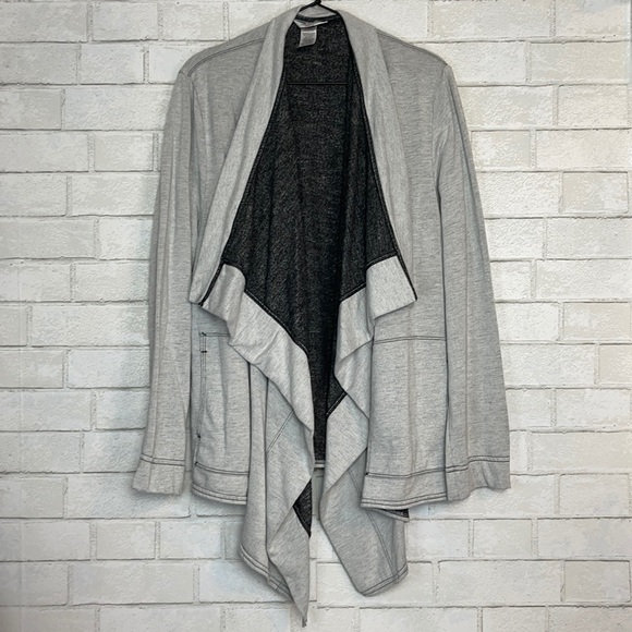 Hard Tail Tops - Hard Tail Waterfall Sweatshirt Cardigan Yoga 1X